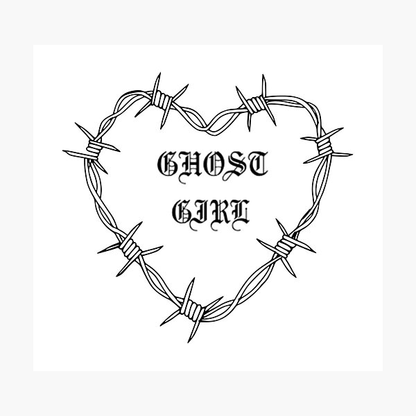 Item preview, Ghost girl wire heart designed and sold by trippy3designs.