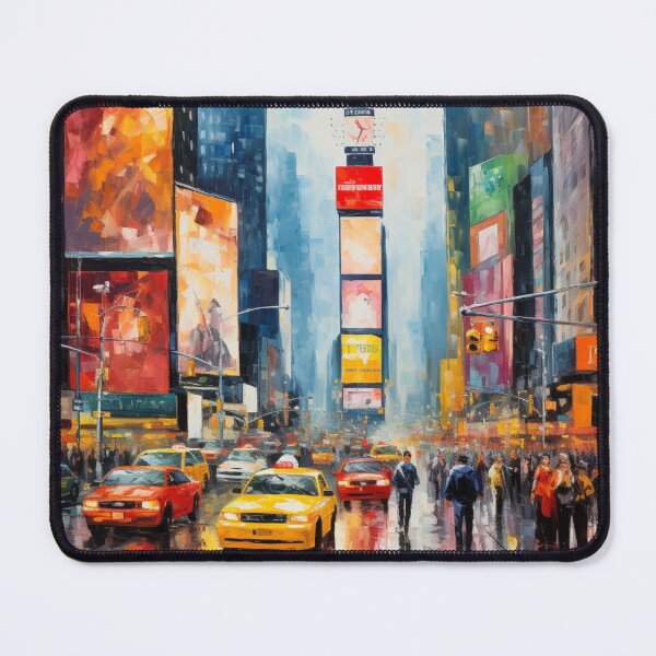 Item preview, An Impressionist Painting of New York - United States designed and sold by StudioRedKoala.