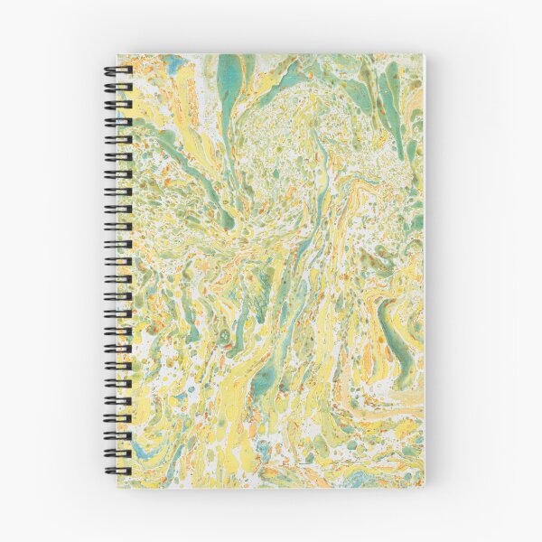 Item preview, Yellow Green Orange Abstract Colorful Ebru Marbling Graphic designed and sold by colorfulglee.