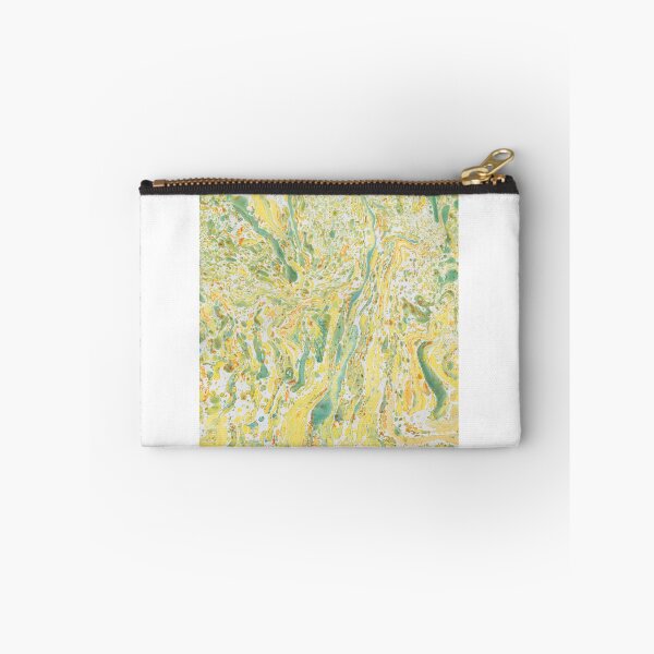 Item preview, Yellow Green Orange Abstract Colorful Ebru Marbling Graphic designed and sold by colorfulglee.