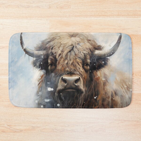 Item preview, Buffalo in the snow 1 designed and sold by Art by Lilia.