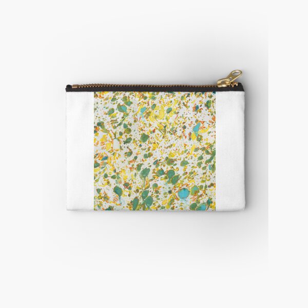 Item preview, Yellow Green Orange Abstract Colorful Ebru Marbling Graphic designed and sold by colorfulglee.