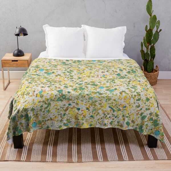 Item preview, Yellow Green Orange Abstract Colorful Ebru Marbling Graphic designed and sold by colorfulglee.