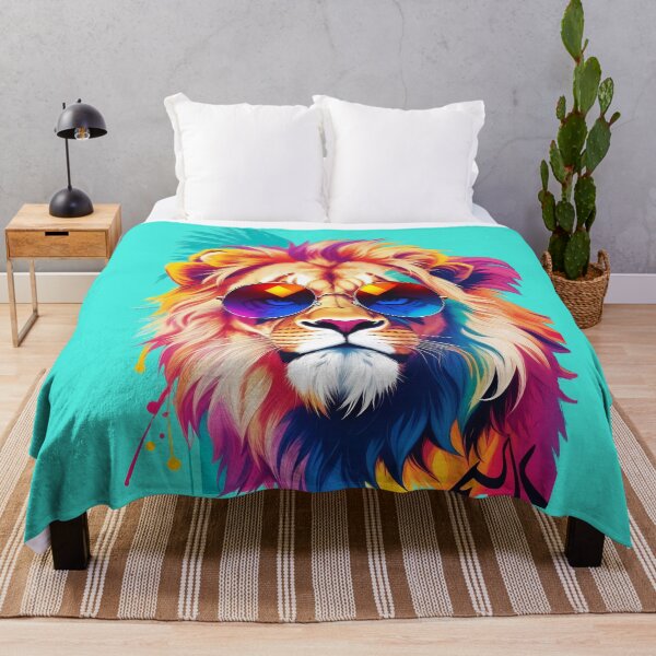 Item preview, Summertime Animals - Lion - Graffiti Splash Style designed and sold by Seneku-Design.