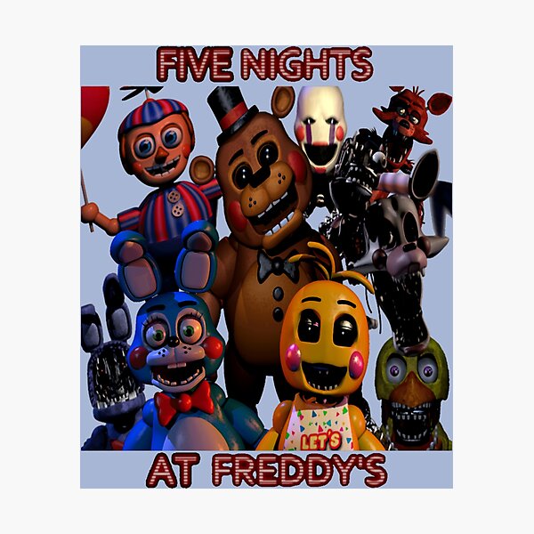 FNAF 2 animatronics Classic Poster for Sale by AarondeWerd