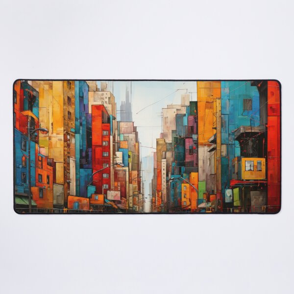 Item preview, Urban Cityscape Color painting designed and sold by VisionDuke.