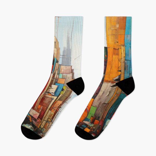 Item preview, Urban Cityscape Color painting designed and sold by VisionDuke.
