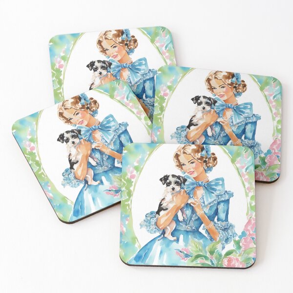 Item preview, Lady and her dog designed and sold by SophieClimaArt.