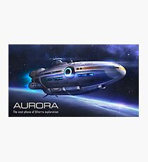 Lámina fotográfica subnautica aurora 2