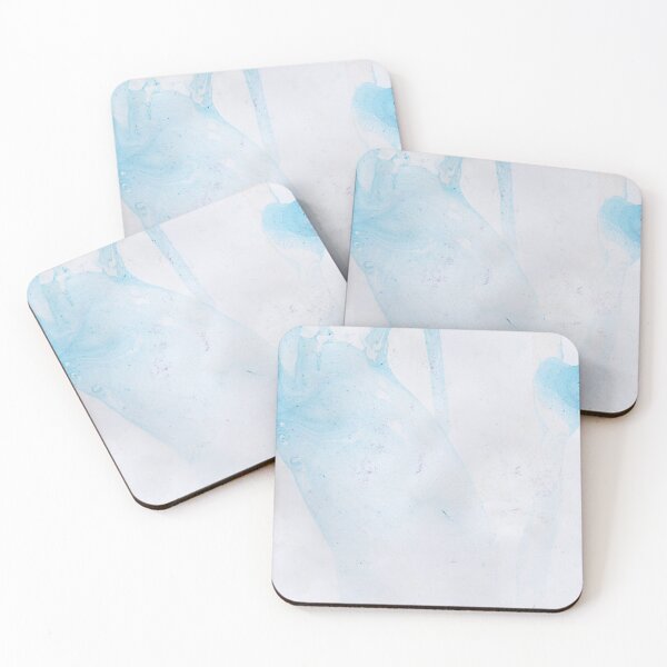 Item preview, Blue White Abstract Colorful Ebru Marbling Graphic designed and sold by colorfulglee.