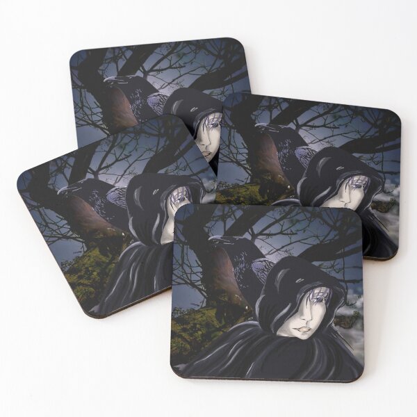 Item preview, The traveler and the raven, gothic designed and sold by Faerieglen.