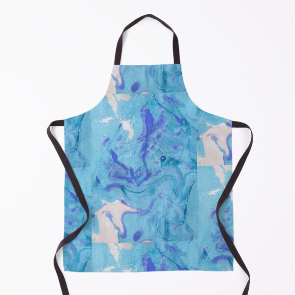 Item preview, Blue White Abstract Colorful Ebru Marbling Graphic designed and sold by colorfulglee.