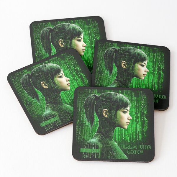 Item preview, Girls Who Code  Aesthetic Anime Art designed and sold by Beauxanimes.