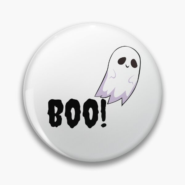 Item preview, cute ghost (BOO!) designed and sold by TrendLineDesign.