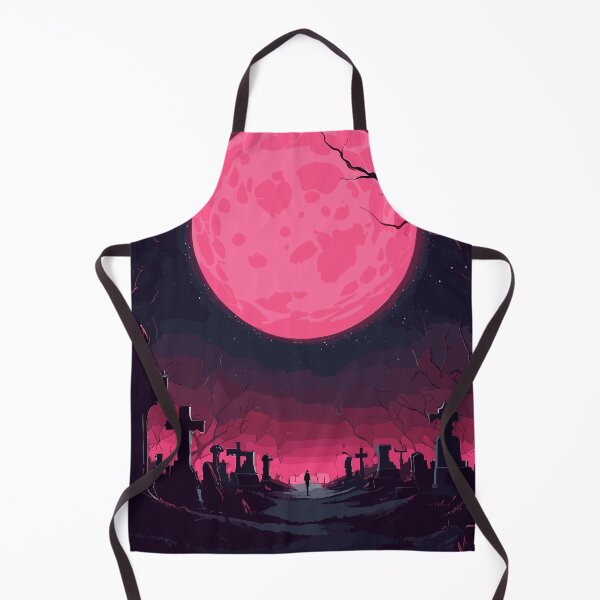 Item preview, Nighttime Melancholy Under the Pink Full Moon designed and sold by TomFrontierArt.