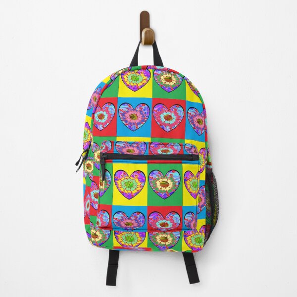 Item preview, pop art heart red yellow blue green by LowEndGraphics designed and sold by LowEndGraphics.