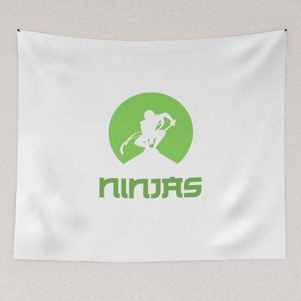 Item preview, cool ninja on mountain design with ninja word , designed and sold by Shadchuster.