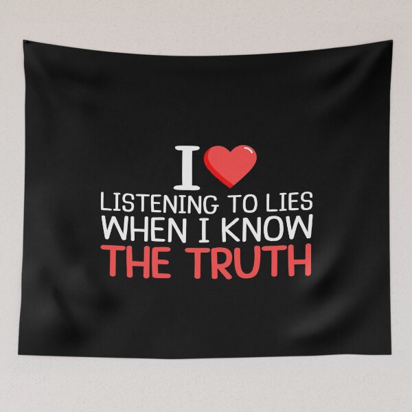 Item preview, Me encanta escuchar mentiras cuando sé la verdad Corazón designed and sold by BunBuntheDog-.