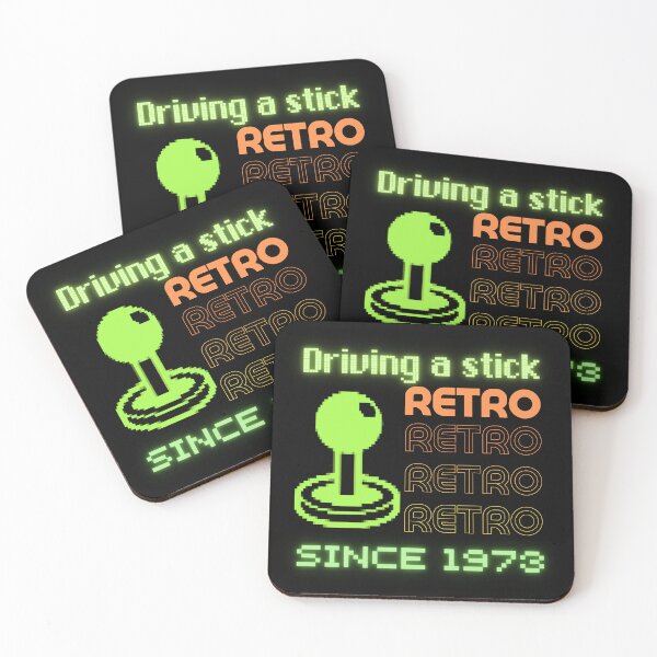 Item preview, Driving a stick since 1973 - Retro Gaming designed and sold by askthebookbug.