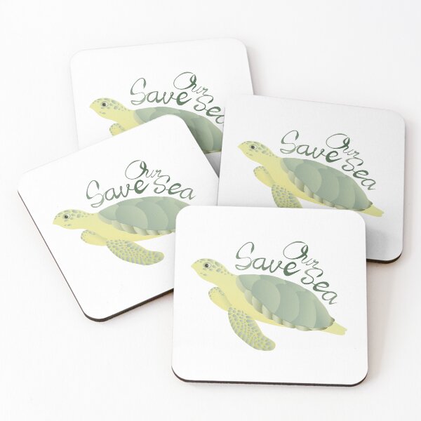 Item preview, Save the sea turtle from plastic designed and sold by Beerich888.