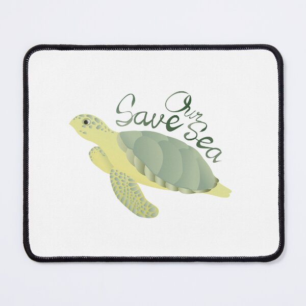 Item preview, Save the sea turtle from plastic designed and sold by Beerich888.