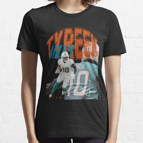 Melvin Ingram Miami Dolphins Men's Aqua Name & Number Logo T-Shirt 