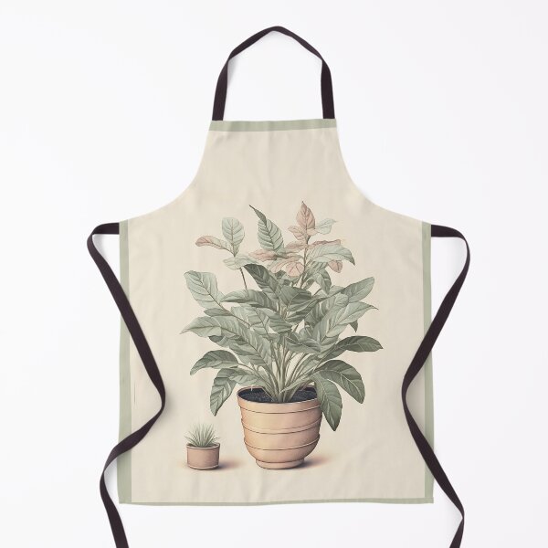 Item preview, Vintage imago of potted plants designed and sold by SimpleWallArt.
