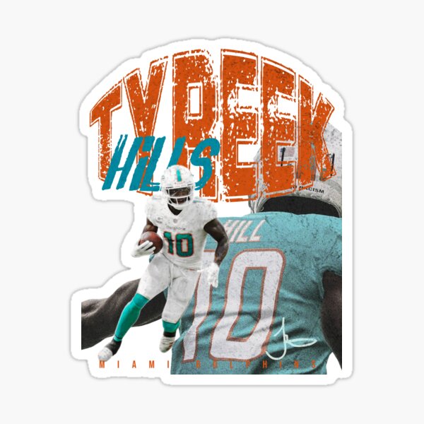 Tyreek Hill #10 – Miami Dolphins – NFL Football – Sports Decal