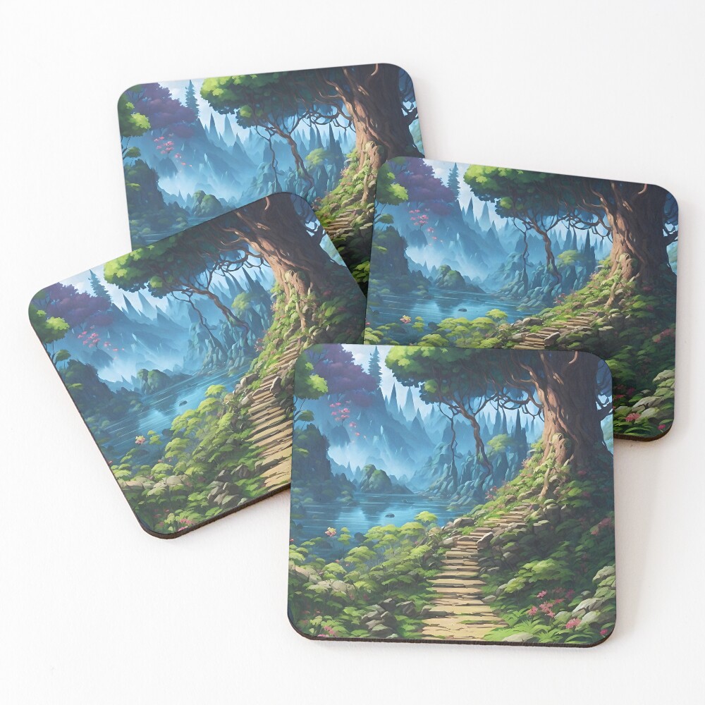 Item preview, Coasters (Set of 4) designed and sold by ROKANDESIGNART.