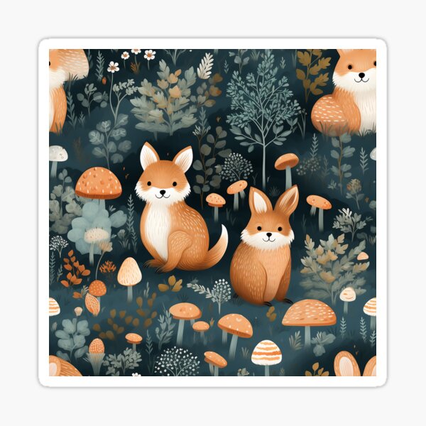 Item preview, Woodland Creatures so cute 3 designed and sold by Tem‑Tip of pen.
