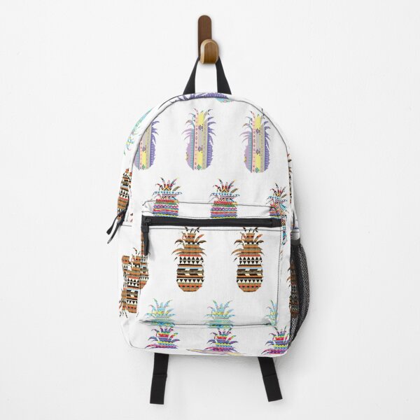 Item preview, Aztec, tribal, pineapple pattern, blue, drawing, star, summer, fruit designed and sold by mintdiamond21.