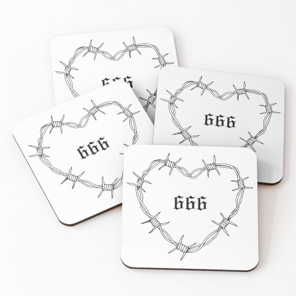 Item preview, 666 wire heart designed and sold by trippy3designs.