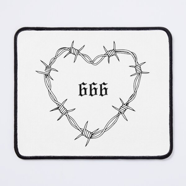 Item preview, 666 wire heart designed and sold by trippy3designs.