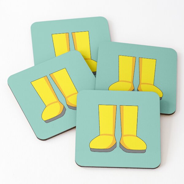 Item preview, Yellow Rubber Rain Boots designed and sold by BirdAtWork.