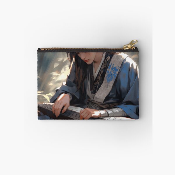 Item preview, Handsome Man Playing the Guqin in Nature designed and sold by Railvas.