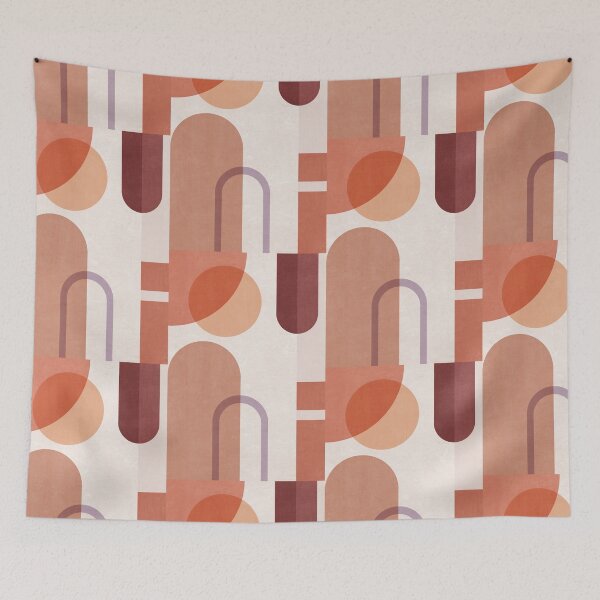 Item preview, Geometrical minimalistic fall art designed and sold by Dilerte.