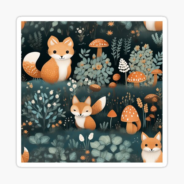 Item preview, Woodland Creatures so cute 4 designed and sold by Tem‑Tip of pen.