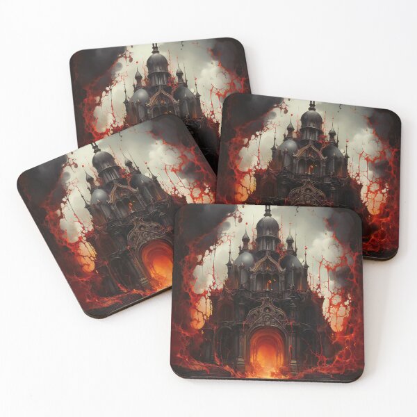 Item preview, Temple of Hell 4 designed and sold by Red Witch Art.