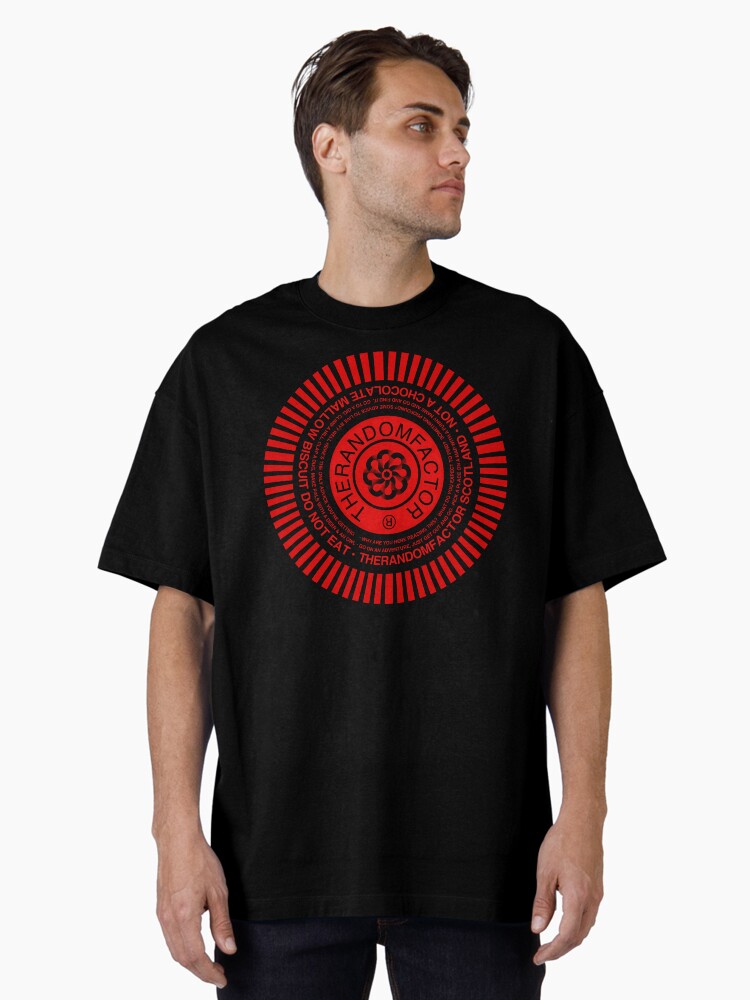 Thumbnail 1 of 7, Oversized T-Shirt, Not a mallow biscuit, do not eat designed and sold by TheRandomFactor.