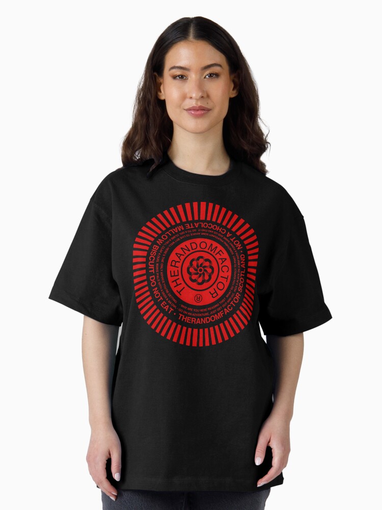 Thumbnail 2 of 7, Oversized T-Shirt, Not a mallow biscuit, do not eat designed and sold by TheRandomFactor.