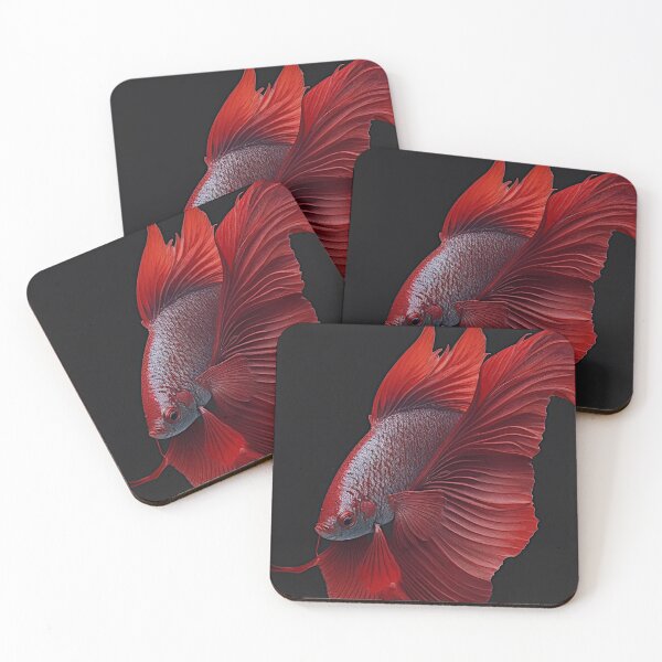 Item preview, "Super Red Betta Fish" designed and sold by Best-Art-32.