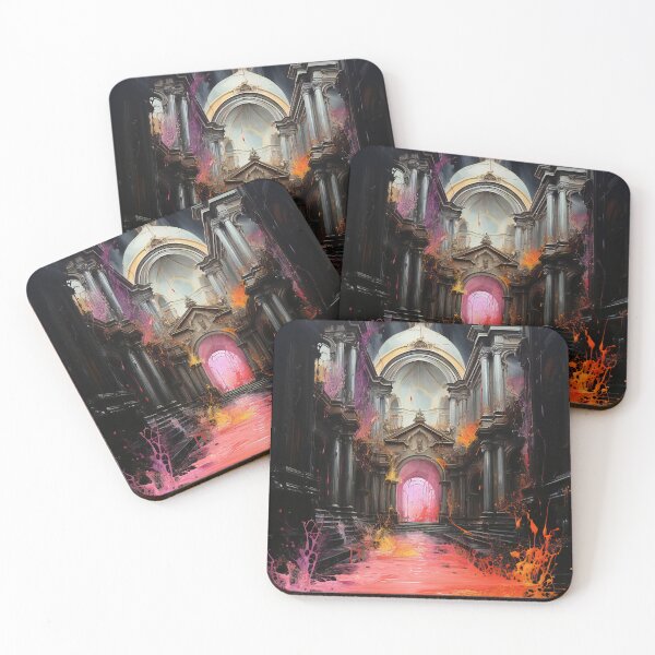 Item preview, Temple of Hell 5 designed and sold by Red Witch Art.