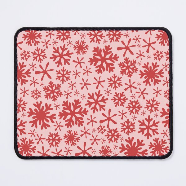 Item preview, pink and red boho christmas snowflakes snow winter wonderland designed and sold by blomastudios.