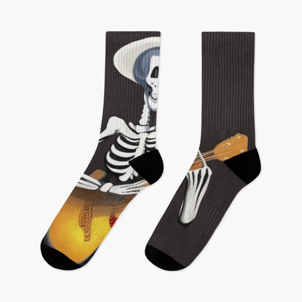 Item preview, Halloween skeleton playing guitar designed and sold by JackFreestone.