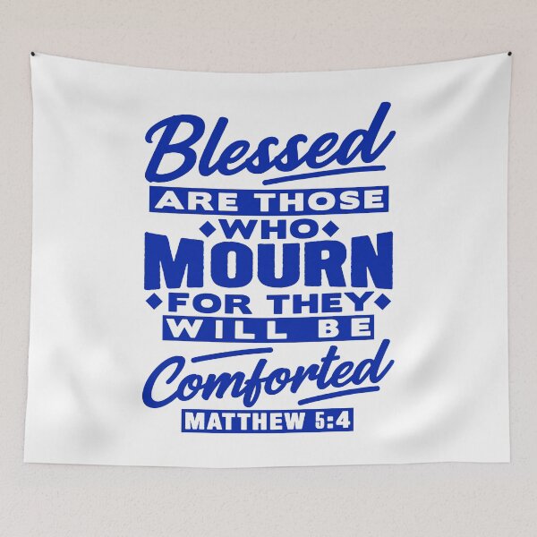 Item preview, Matthew 5:4 Blessed Are Those Who Mourn designed and sold by plushism.