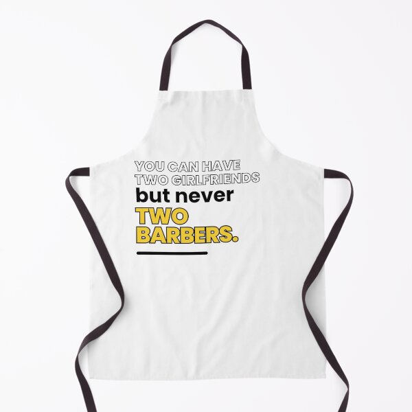 Item preview, You Can Have Two Girlfriends, But Never Two Barbers Vintage Barber Quote designed and sold by Thevulcano.