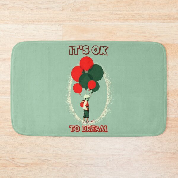 Item preview, It's ok to dream Kawaii boy with red ballon by CallisC Arts ⭐⭐⭐⭐⭐ designed and sold by CallisC-Arts.