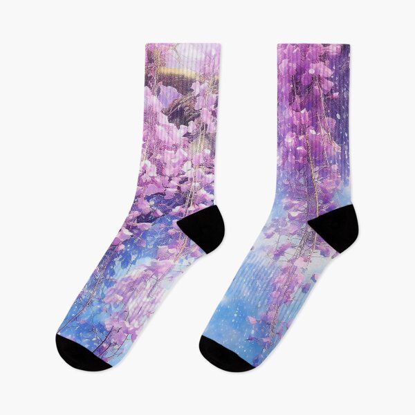 Item preview, Glowing Wisteria 3 designed and sold by Red Witch Art.