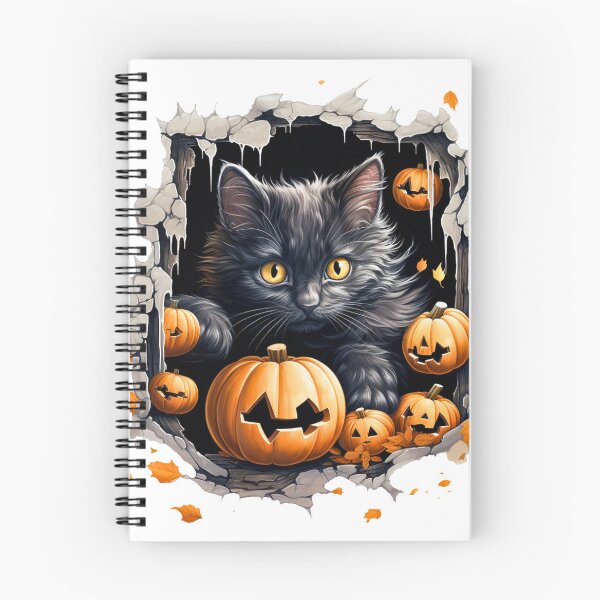 Item preview, 3D Sneaky Black Cat: Halloween's Purrfect Tee designed and sold by Moisky Art.
