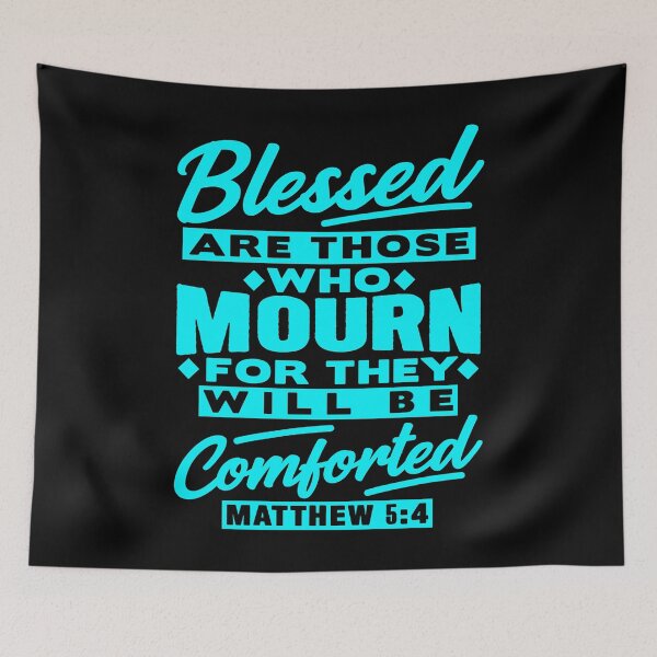Item preview, Matthew 5:4 Blessed Are Those Who Mourn designed and sold by plushism.